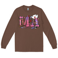 Chestnut valentines day ma nurse Long Sleeve Tee - RanaPortraitStore