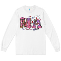 White valentines day ma nurse Long Sleeve Tee - RanaPortraitStore