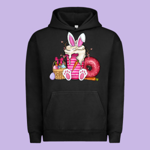Easter Day Coffee Urban Hoodie Designed By Cowhidedigitalart