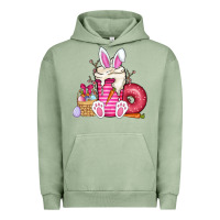 Pigment Oil Green Easter day coffee Urban Hoodie - CowhideDigitalArt