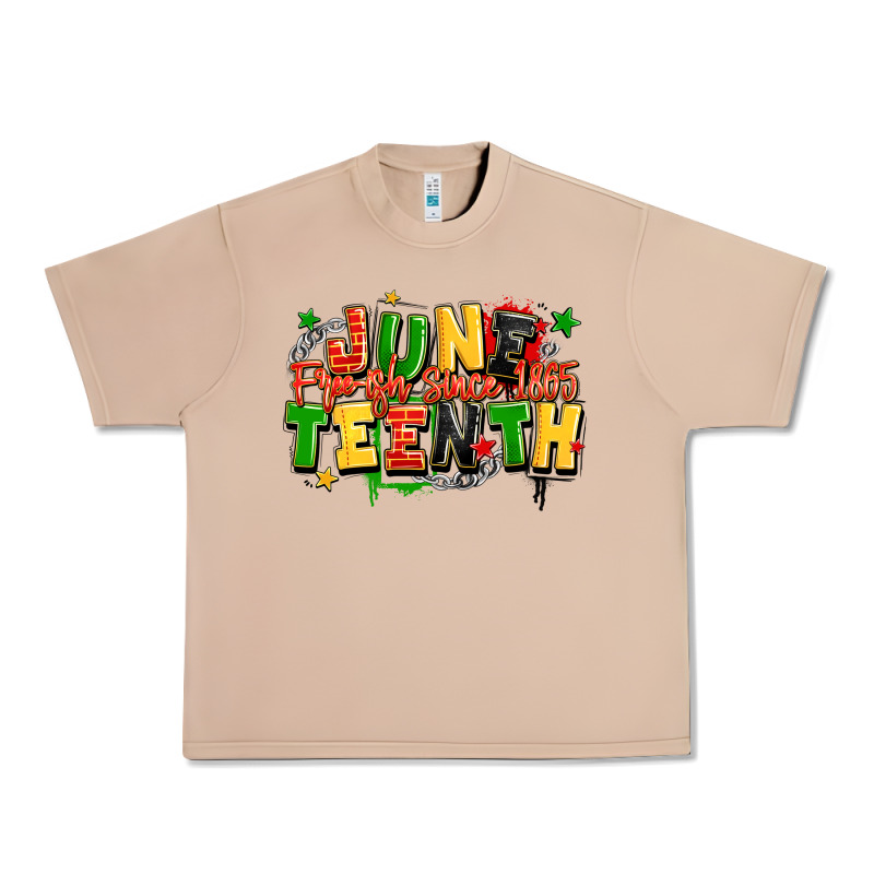Juneteenth Free Ish Since 1865 Urban Heavy Tee by LillyAllenDesigns | Teevron