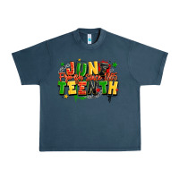 Midnight Navy juneteenth free ish since 1865 Urban Heavy Tee - LillyAllenDesigns