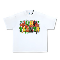 White juneteenth free ish since 1865 Urban Heavy Tee - LillyAllenDesigns
