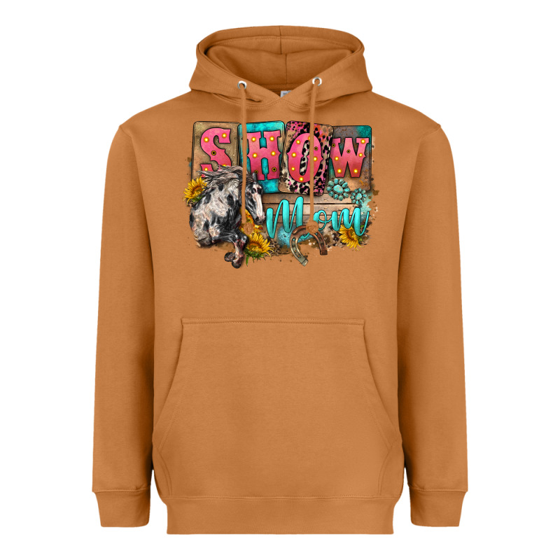 Show Mom Horse Mother's Day Heavyweight Hoodie by FaDigitalArtStudio | Teevron