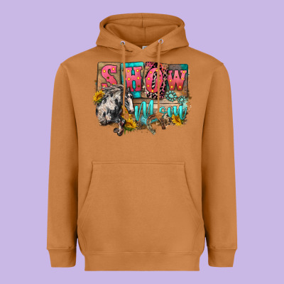 Show Mom Horse Mother's Day Heavyweight Hoodie Designed By Fadigitalartstudio