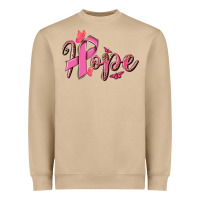 Mushroom hope breast cancer Heavyweight Sweatshirt - NancyCooperArtShop