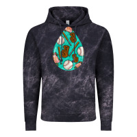 Cloud Black baseball and western roses teardrop  5 Vintage Hoodie - BundleAndBundleShop