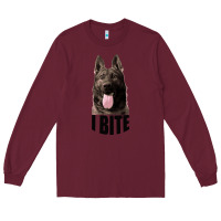 Burgundy I BITE Long Sleeve Tee - Bettercallsaul