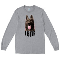 Heather Grey I BITE Long Sleeve Tee - Bettercallsaul
