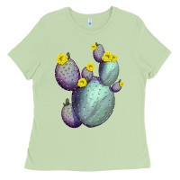 Matcha Opunthia Santa Rita Cacti Ladies Tee - LillyAllenDesigns