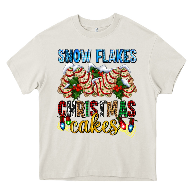 Snow Flakes Christmas Cakes Ado Heavy Core Tee by AdoDesignShop | Teevron
