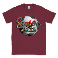 Burgundy soccer senior 2023 Classic Tee - BundleAndBundleShop