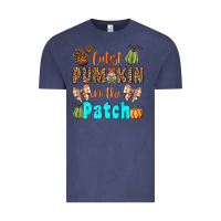 Vintage Denim cutest pumpkin in the patch Vintage Tee - BundleAndBundleShop