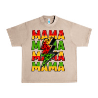 French Oak mama lightning bolt juneteenth Urban Heavy Tee - LillyAllenDesigns