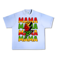 Grape Ice mama lightning bolt juneteenth Urban Heavy Tee - LillyAllenDesigns