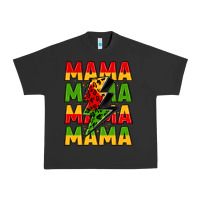 Pigment Black mama lightning bolt juneteenth Urban Heavy Tee - LillyAllenDesigns