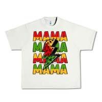 Pistachio mama lightning bolt juneteenth Urban Heavy Tee - LillyAllenDesigns