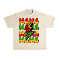 Sandshell mama lightning bolt juneteenth Urban Heavy Tee - LillyAllenDesigns