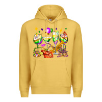 Antique Gold mardi gras wine glasses olivia Premium Hoodie - OliviaCreatesArt