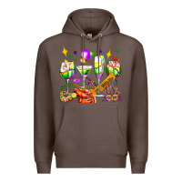 Coffee mardi gras wine glasses olivia Premium Hoodie - OliviaCreatesArt
