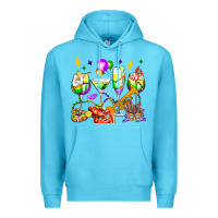 Ocean Blue mardi gras wine glasses olivia Premium Hoodie - OliviaCreatesArt