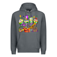 Rock mardi gras wine glasses olivia Premium Hoodie - OliviaCreatesArt