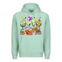 Seafoam mardi gras wine glasses olivia Premium Hoodie - OliviaCreatesArt