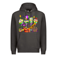 Smoke mardi gras wine glasses olivia Premium Hoodie - OliviaCreatesArt