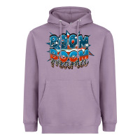 Lavender Boom boom Mama Heavyweight Hoodie - FaDigitalArtStudio