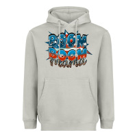 Moon Dust Boom boom Mama Heavyweight Hoodie - FaDigitalArtStudio