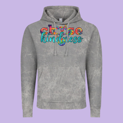 Lgbtq Choose Kindness With Heart And Peace Vintage Hoodie Designed By Bundleandbundleshop