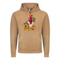 Vintage Camel sunflower rooster with leopard Vintage Hoodie - RanaPortraitStore