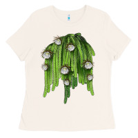 Bone Selenicereus Cactus Ladies Tee - LillyAllenDesigns