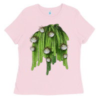 Bubblegum Pink Selenicereus Cactus Ladies Tee - LillyAllenDesigns