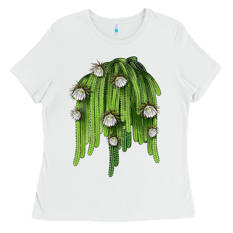 Selenicereus Cactus Ladies Tee by LillyAllenDesigns | Teevron