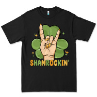 Black st. patrick's day shamrockin' Premium Tee - MaliasSmallBusiness