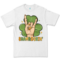 White st. patrick's day shamrockin' Premium Tee - MaliasSmallBusiness