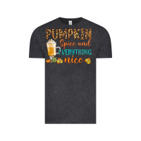 Vintage Black pumpkin spice and everything nice Vintage Tee - BundleAndBundleShop