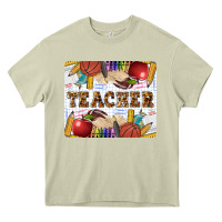 Mossy Teacher Heavy Core Tee - LillyAllenDesigns