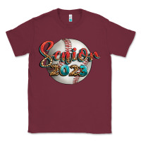 Burgundy baseball senior 2023 Classic Tee - BundleAndBundleShop