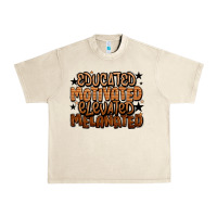 Sandshell educated motivated elevated melanated Urban Heavy Tee - LillyAllenDesigns