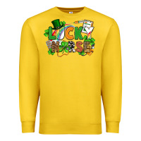 Lemon lucky nurse St. Patrick's Day Premium Sweatshirt - FaDigitalArtStudio
