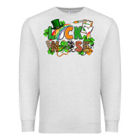 Oatmeal Heather lucky nurse St. Patrick's Day Premium Sweatshirt - FaDigitalArtStudio