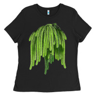 Black Selenicereus Cactus Ladies Tee - LillyAllenDesigns