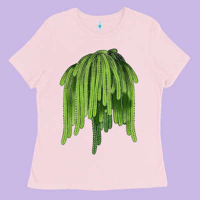 Selenicereus Cactus Ladies Tee Designed By Lillyallendesigns