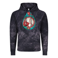 Cloud Black baseball and western roses teardrop  7 Vintage Hoodie - BundleAndBundleShop