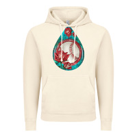 Vintage Artic baseball and western roses teardrop  7 Vintage Hoodie - BundleAndBundleShop