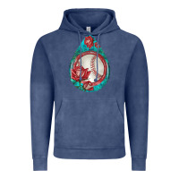 Vintage Denim baseball and western roses teardrop  7 Vintage Hoodie - BundleAndBundleShop