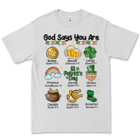 Dove Grey god says you are st patrick's day Premium Tee - MaliasSmallBusiness