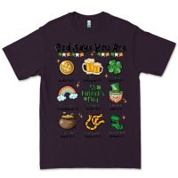 Plum god says you are st patrick's day Premium Tee - MaliasSmallBusiness